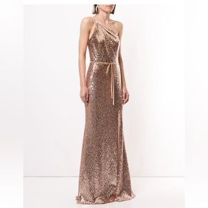 Marchesa Notte Bridesmaids sequin-embellished bridesmaid Maxi Dress in size 4
